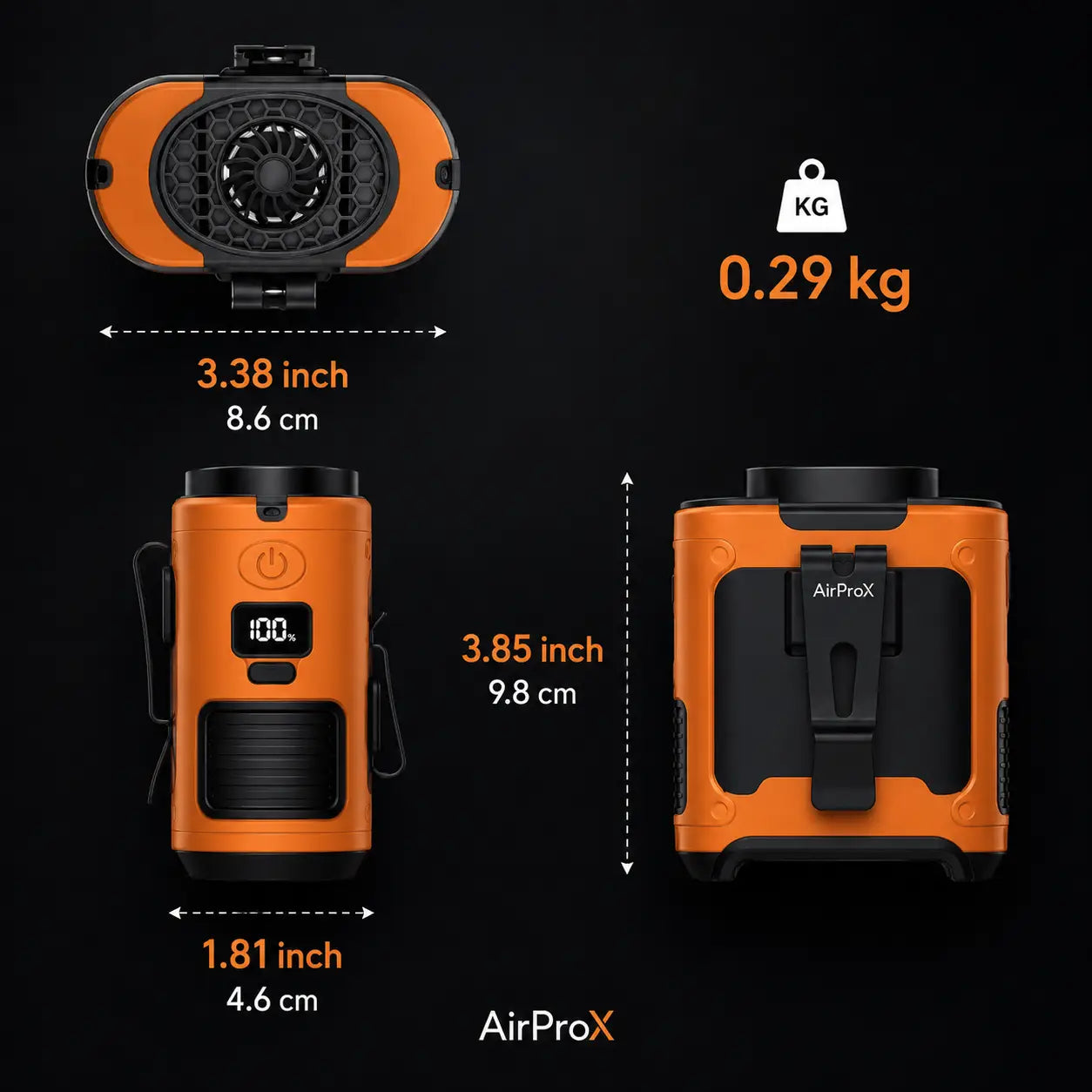 AirProX® 3-in-1 Personal Cooling System